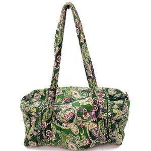 Vera Bradley Large Chelsea Paisley Duffel Bag Rare